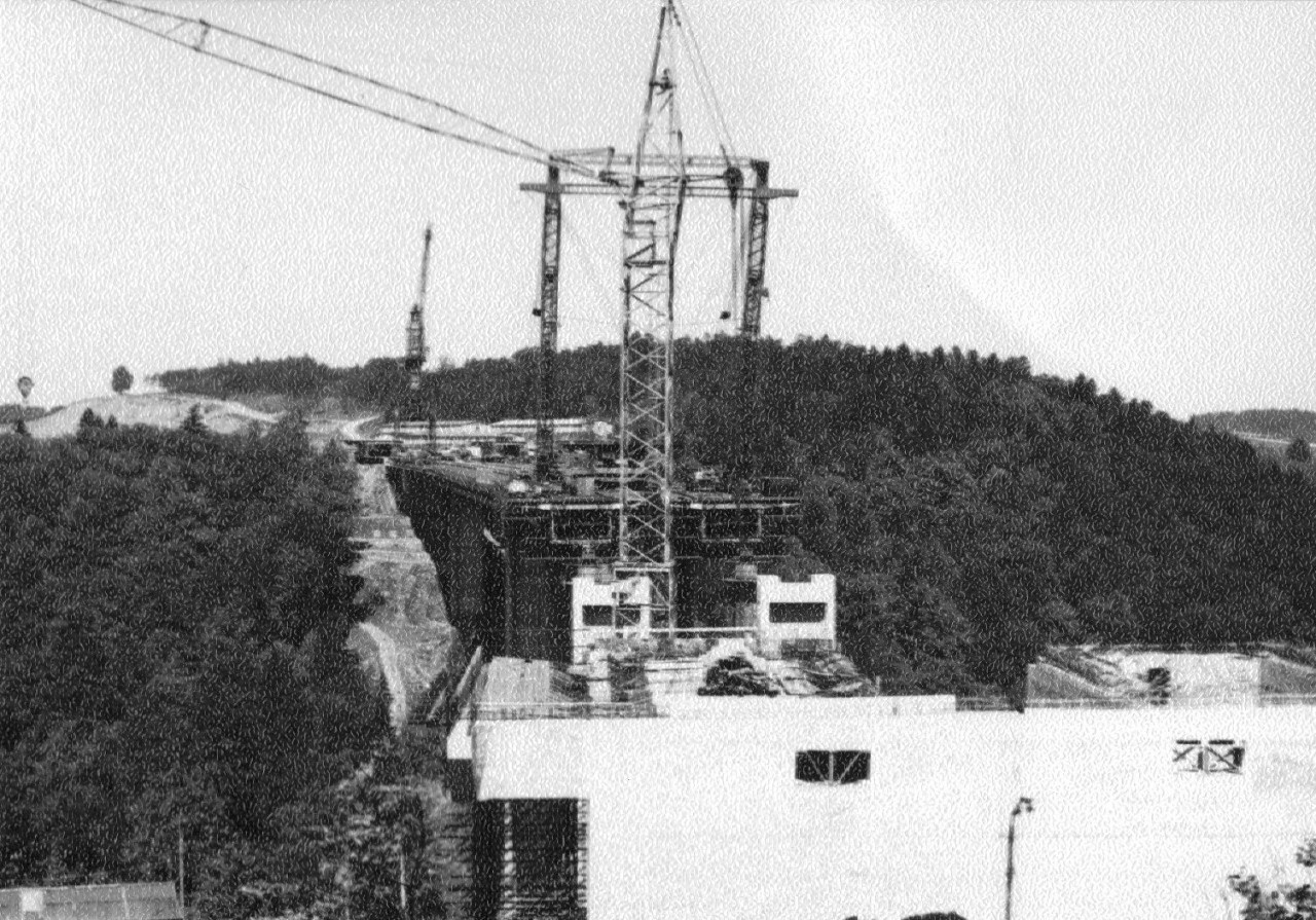 Stavba dálnice D1  (1974 - 1976)